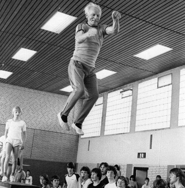 Abschied von der Turnhalle der Gerhart Hauptmann Realschule